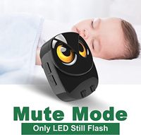 1000 pieds de long sans fil portée mignon hibou sonnette étanche IP55 extérieur télécommande bouton poussoir 1 récepteur + 1 émetteur