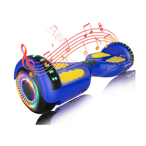 Patinete eléctrico de 6,5 ruedas para niños y adultos, <span class=keywords><strong>Hoverboard</strong></span> autoequilibrado, altavoz, luces LED, Control de aplicación inteligente, 500W, asequible - Product Image 2