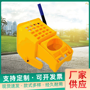Seau essoreur pour serpillière, tête d'essorage, chariot à pression d'eau, essoreur, tête de chariot de nettoyage, panier de déshydratation et de récupération d'eau, serpillière - Product Image 5