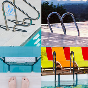 Échelle de <span class=keywords><strong>piscine</strong></span> en acier inoxydable 304 de vente directe d'usine étapes personnalisées avec échelles de <span class=keywords><strong>piscine</strong></span> à main courante pour <span class=keywords><strong>piscine</strong></span> hors sol utilisée - Product Image 2