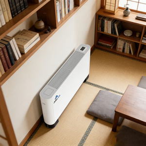 Unité de ventilation hydronique verticale sur pied avec profil mince pour le chauffage et le refroidissement des salons et bureaux, économie d'espace - Product Image 2