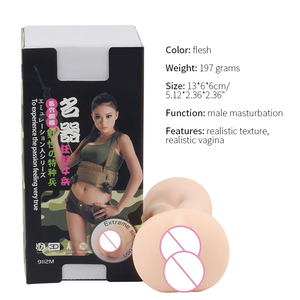 热卖手持3D逼真纹理逼真阴道口袋猫男玩具男用猫玩具 - Product Image 3