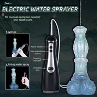 Grand Godemiché Cheval en Silicone avec Fonction de Pulvérisation, Plug Anal, Masturbateur Adulte, Masseur de Prostate, Jouets Sexuels Longs en Forme de Pénis pour Femmes et Hommes, Pompe Injecteur