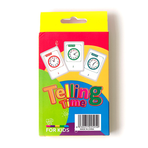 Tùy Chỉnh In Đồ Chơi Giáo Dục Trong Tiếng Anh Trẻ Em Học Tập Thời Gian Hội Đồng Quản Trị Trò Chơi Thẻ Flashcards Tùy Chỉnh Thực Hiện Thẻ Flash Cho Trẻ Em - Product Image 3