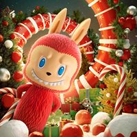 MART MEGA MONSTERS 1000% Winter Holiday 79.3cm Figurine en nylon pour filles, jouet d'art de collection avec emballage d'origine pour la décoration intérieure
