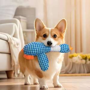 Juguetes Masticables para Mascotas con Sonido, Ecológicos, Interactivos, de Peluche, para Limpiar los Dientes, con Forma de Pato, Novedades, Indestructibles, para Uso Diario - Product Image 2