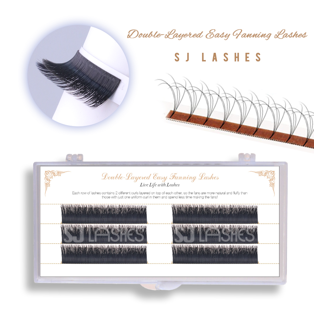 พับขนตาได้ง่ายสองชั้น