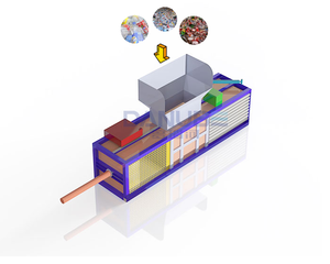 Vente chaude Horizontale Hydraulique Urbaine Presse À Déchets Usage Industriel Poubelle En Plastique Machines De Pressage Ville Poubelle Presse Compresseur - Product Image 1