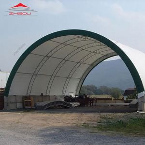 50x100ft OEM/ODM 100-150kmh carico del vento <span class=keywords><strong>tufo</strong></span> capannone Pre ingegneria struttura in acciaio edificio - Product Image 1