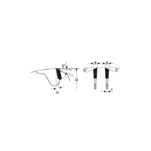 Lame industriali professionali lama circolare sottile con 210mm D 1.8/1.2 B/C 24 Z denti 30 D riduzione 1 "-20 angoli - Product Image 3