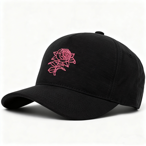 Gorras de Béisbol Personalizadas de 5 Paneles con Logotipo Bordado en Algodón - Product Image 1