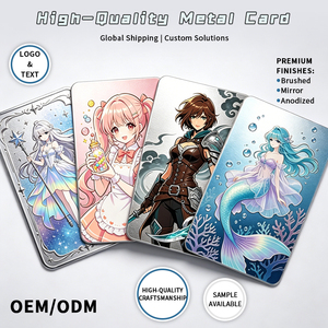 Tarjetas Coleccionables de Metal de Anime y Fantasía Personalizadas de Fábrica, Tarjetas Coleccionables con Personajes de IP Impresas en HD para Artículos de Fanáticos - Product Image 2