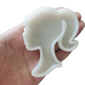 INTODIY chica cabeza <span class=keywords><strong>princesa</strong></span> molde <span class=keywords><strong>de</strong></span> silicona azúcar artesanía <span class=keywords><strong>Fondant</strong></span> herramientas <span class=keywords><strong>pastel</strong></span> decoración molde herramienta para hornear DIY Cocina - Product Image 6