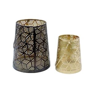 Lanterne en fer de conception moderne faite à la main bougeoir de haute qualité décoration de lumière de Noël unique autres bougeoirs bougie - Product Image 4