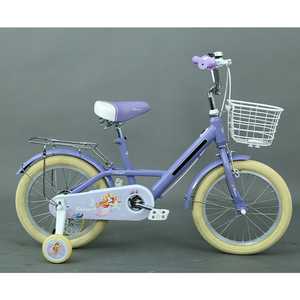 Bicicleta para <span class=keywords><strong>Niñas</strong></span> <span class=keywords><strong>de</strong></span> 3 a 6 Años, <span class=keywords><strong>de</strong></span> Acero, <span class=keywords><strong>de</strong></span> Una Velocidad, con Frenos, Ruedas <span class=keywords><strong>de</strong></span> Entrenamiento y Pedales - Product Image 2