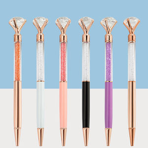 ปากกาลูกลื่นหรูหราประดับคริสตัลเพชร รุ่นใหม่ล่าสุด ของขวัญวีไอพีแบบกำหนดเอง ขนาดหัวเขียน 1.0 มม. หมึกสีดำ/น้ำเงิน ได้รับการรับรอง ยี่ห้อ <span class=keywords><strong>Lisen</strong></span> - Product Image 1