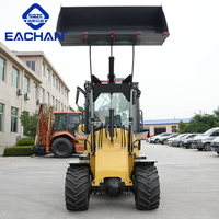 Chargeuse-pelleteuse 4x4 à roues pour ferme et chantier, avec pelle d'excavatrice, prix Chine