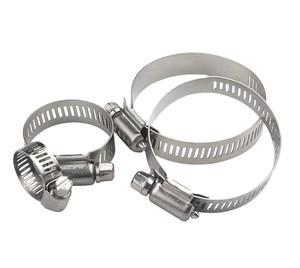 Collier de serrage robuste en acier au carbone zingué avec anneau pivotant pour tuyau - Product Image 3