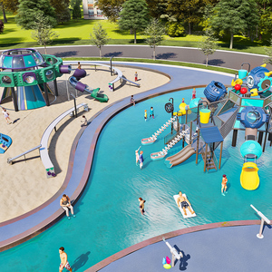Tobogán Acuático Comercial Moderno de Nuevo Diseño, Resistente a la Intemperie, para Parques de Diversiones de Gran Escala y Centros Acuáticos Globales - Product Image 2