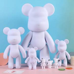 डिजाइन 18 सेमी/23 सेमी/33 सेमी/53 सेमी/53 सेमी लंबे सफेद तरल भालू के लिए कला की आपूर्ति से - Product Image 2