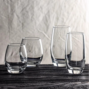 Lot De 6 Verres à Eau En Verre - Formes Variées, 150ml à 300ml, Pour Jus, Vin, Cocktails, Quotidien