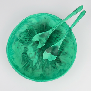 Bol à salade en résine de style minimaliste, personnalisé pour la table, la vaisselle, la décoration de la maison, pour servir des salades, des soupes, des collations - Product Image 1