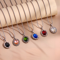 Collier pendentif personnalisé en acier inoxydable plaqué or 18 carats, anti-ternissement, avec imitation perle et pierre de naissance en forme de coquillage, pour femme