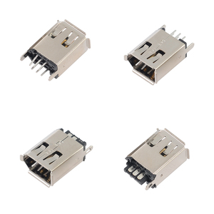 <span class=keywords><strong>1394</strong></span> <span class=keywords><strong>USB</strong></span> nối 6 pin/9 pin nam cắm để nữ ổ cắm SMT & hàn thiết bị đầu cuối gắn cho động cơ servo - Product Image 3