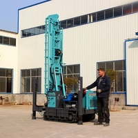 Foreuse rotative diesel FY350, profondeur 350m, diamètre 140-325mm, machine mobile de forage de puits d'eau incluse