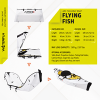Kayak pliable en 3 minutes avec siège et repose-pieds réglables pour l'exploration fluviale, la pêche à la ligne et la pêche de compétition