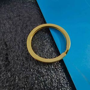 Metall-Schlüsselringe im Großhandel, Schlüsselketten-Ringe 25 28 30 32 35 mm, Schlüsselringe in Roségold, Silber, Bronze, Gunmetal-Schwarz, Schlüsselanhänger-Zubehör, Flache Schlüsselringe - Product Image 6