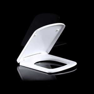 Couvre-siège de toilette UF haute brillance <span class=keywords><strong>Geberit</strong></span>, forme carrée, finition imitation céramique, super durable, résistant aux taches et aux rayures - Product Image 2