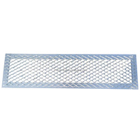 Plaque de revêtement de sol antidérapante en métal expansé galvanisé en acier inoxydable, motif losange, résistante à l'eau et au feu, pour usage industriel