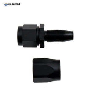 צינור שמן צינור דלק סיום מתאים ערכת התאמת סגסוגת מזויפים an4/6/8/10/12/16/20 ישר ממשק מתאם 45 °/90 °/120 °/150 °/180 ° שחור - Product Image 2