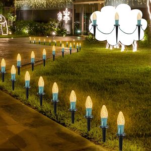 Durable 4.5 Inch Universal Outdoor Lawn <b>Light</b> Stakes 4.5'' for C9 and C7 <b>Christmas</b> <b>Light</b> Socket - Product Image 3