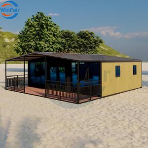 WinFair Préfabriqué Préfabriqué <span class=keywords><strong>Bali</strong></span> Bungalo Modulaire Portable Pliable <span class=keywords><strong>Villa</strong></span> Conteneur Maison Maisons De <span class=keywords><strong>Luxe</strong></span> 2 Chambres Moderne <span class=keywords><strong>à</strong></span> <span class=keywords><strong>Vendre</strong></span> - Product Image 2