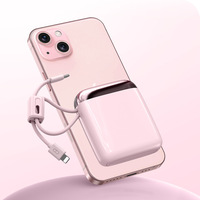 Banque d'alimentation ultra-rapide avec certification 3C et câble, 10000mAh, mini, compacte, portable, personnalisable, cadeau