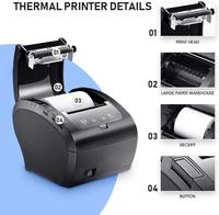 Mesin Printer Termal USB 80Mm Murah Printer Termal Pos 80Mm