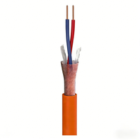 Câble de microphone PVC noir rouge bleu orange de 22 Highflex 2 x 0,22 mm² OD 6,40 mm pour utilisation sur scène, fabrication directe