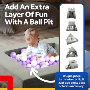 Ensemble de canapés éducatifs multifonctionnels en blocs de construction pour <span class=keywords><strong>Amazon</strong></span> Éponge à un siège personnalisée pour les jeux d'enfants transfrontaliers - Product Image 2