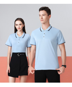 Chemise de golf respirante, anti-humidité, séchage rapide, manches courtes, coupe classique, décontractée, 100% polyester, tricotée, imprimée, performante - Product Image 4