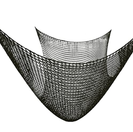 Heavy Duty Polyester  Double Layers Cargo Net Climbing Outdoor Fall protection Safety Net Equipment for Kid Playground Treehouse