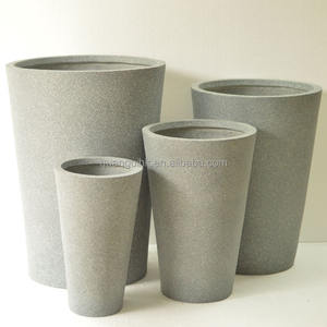 Kit de pots de fleurs en argile écologique pour l'extérieur, uniques, légers, pour la maison et les expositions - Product Image 3