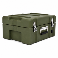 Caisse de transport robuste en rotomoulage, étanche IP65, avec mousse personnalisée pour instruments de test 450x350x230MM
