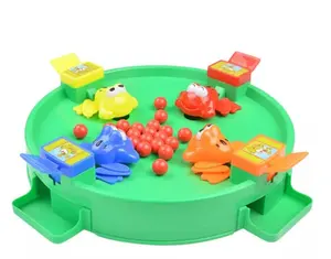 Jogo de concorrência interativa, jogo de desktop, brinquedos educativos para crianças, alimentação, froggies, brinquedos