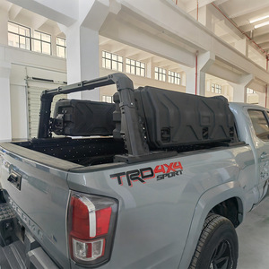 แร็คหลังคาอลูมิเนียมปรับระดับได้ CANYONSSOAR สำหรับรถกระบะฟอร์ด F-150 พร้อมกล่องเก็บของด้านข้าง 2 ช่อง แร็คบันไดสำหรับรถกระบะ PKGA04-006 - Product Image 6