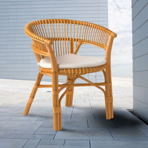 เก้าอี้หวายที่มีโครงน้ำหนักเบาและระบายอากาศได้ดีทำให้มีความยืดหยุ่นในการจัดวางในทุกมุมของบ้านของคุณ - Product Image 4