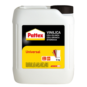 PATTEX Pegamento Universal de Vinilo de 5 kg para Adhesivos Epóxicos y Acrílicos, Trabajos en Madera y Construcción Metálica - Hecho en Italia - Product Image 1