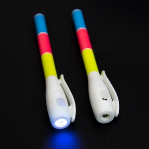 Màu Đỏ Xanh Vàng Màu UV Vô Hình Ink Maker Pen CH-6019 Thông Điệp Bí Mật Trò Chơi Gián Điệp Đảng Đồ Chơi Ma Thuật Markers Với Ánh Sáng Op Top - Product Image 4