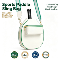 Personnalisé Entraînement Sports Badminton Tennis Raquette Pagaie Sac De Transport Bandoulière Sling Sac À Dos